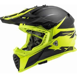 Bild von LS2 MX437 Fast Evo Roar Motocross Helm Schwarz Gelb