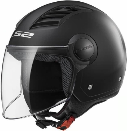 Bild von LS2 OF562 Airflow Solid Jethelm Schwarz Matt
