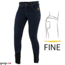 Bild von Ženske motoristične jeans hlače Trilobite Allshape Fine 2063 - slim fit, modre