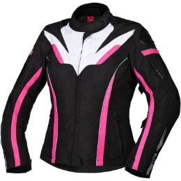 Bild von Sport Damen Jacke iXS RS-1000-ST schwarz-weiss-pink