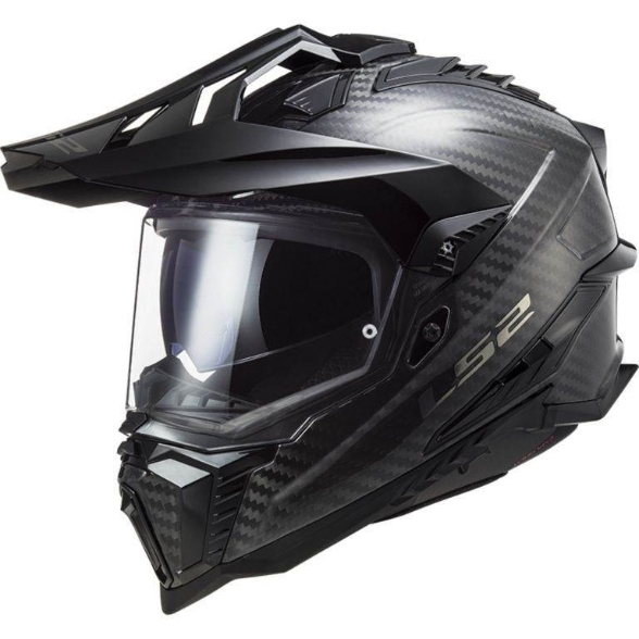 Bild von Adventure Motorradhelm LS2 Explorer carbon Solid