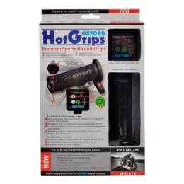 Bild von Oxford Premium Sport beheizte Motorrad Lenkergriffe (5 Stufen), 22 mm fi