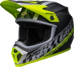 Bild von Premium Motocross Helm Bell MX 9 Mips Offset, schwarz/gelb