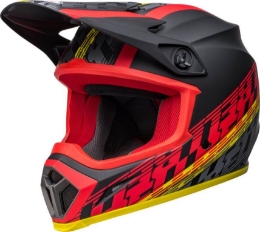 Bild von Premium Motocross Helm Bell MX 9 Mips Offset, schwarz/rot