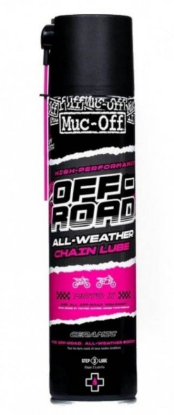 Bild von Muc-Off Off Road Chain Lube 20452 Motorrad Kettenspray / Kettenschmiermittel, 400 ml