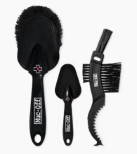 Bild von Muc-Off Premium Brush Set 220 Bürstenset für die Motorrad Reinigung (Set mit 3 Bürsten)