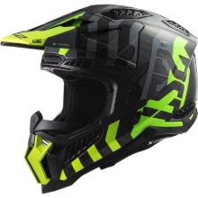 Bild von Karbonska motokros čelada LS2 X-Force Barrier (MX703), rumena/zelena