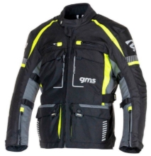 Bild von Touring motoristična jakna GMS Everest 3v1, črna/rumena